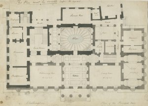 Chillington Hall: toll- és ceruzarajz, nd [1789]
