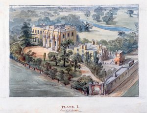Pitzhanger Manor, Ealing (toll és tinta WC-vel papíron)