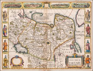 1626-os Tatárföld térképe John Speed által