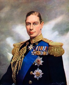 György király koronázási portréja 1937-ben