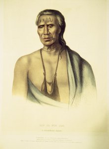 Lap-pa-win-soe portréja, 1837 (kézzel színezett litó)