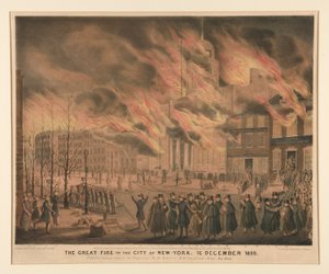 New York város nagy tűzvésze, 1835. december 16