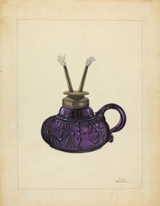 Lámpa, c. 1940. alkotó: John Tarantino