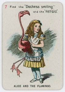 Alice és a flamingó alkotó: John Tenniel