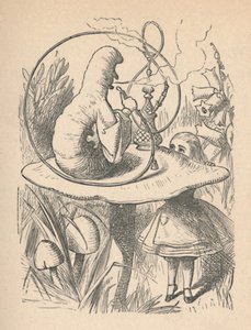 Alice és a hernyó, 1889 alkotó: John Tenniel
