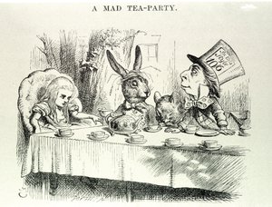 Alice Lewis Carroll „” Alice kalandjait Csodaországban és a nézõüvegen keresztül veszi – John Tenniel (1820-1914) illusztrációja. alkotó: John Tenniel