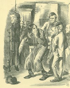 Fagin politikai iskolája: Parlament reformja – a franchise kiterjesztése. Disraeli 1867-ben átvitte a reformtörvényt a Commons-on, követelve a törvény elfogadását. Itt látható, amint kiveszi Lord John Russell zsebéből. alkotó: John Tenniel