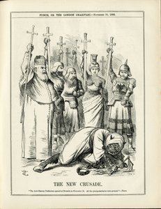Illusztráció: John Tenniel (1820-1914) a Punchban alkotó: John Tenniel