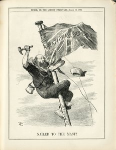 John Tenniel (1820-1914) illusztrációja a Punchban alkotó: John Tenniel