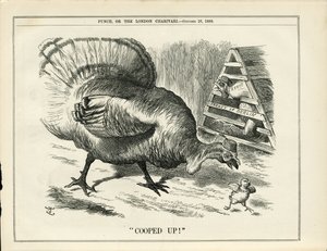 John Tenniel (1820-1914) illusztrációja a Punchban alkotó: John Tenniel