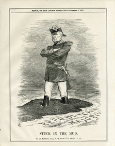John Tenniel (1820-1914) illusztrációja a Punchban alkotó: John Tenniel
