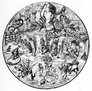 John Tenniel illusztrációi az Alice Csodaországban című filmből alkotó: John Tenniel