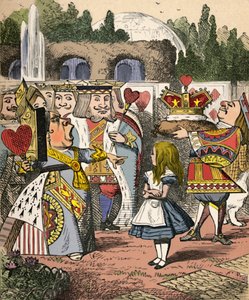 Le a fejével! Alice és a Vörös Királynő, 1889 alkotó: John Tenniel