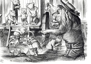 Punch tanácsa a brit tengerparti nyaralóknak alkotó: John Tenniel