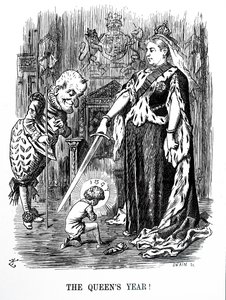 Viktória királynő gyémánt-jubileuma alkotó: John Tenniel