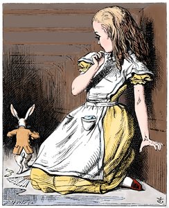Jelenet Alice kalandjai Csodaországban című filmjéből, Lewis Carroll, 1865 alkotó: John Tenniel