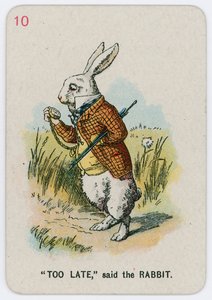 Túl késő mondta a Nyúl alkotó: John Tenniel