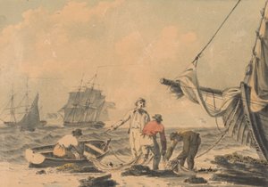 Tengerparti jelenet figurákkal alkotó: John Thomas Serres