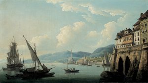 Genova partja a világítótoronnyal