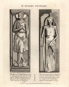 Sírképek a St Saviour’s Southwarkban alkotó: John Thomas Smith