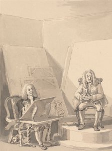 Hogarth portrét készít H. Fieldingről egy könyvkereskedő számára Garrick vonásaiból, aki kölcsönkérte a szerző egyik parókáját abból a célból, hogy ne legyen valódi portréja alkotó: John Thomas Smith
