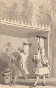 Hogarth-festmény a Vauxhall Gardensben Jonathan Tyers jelenlétében alkotó: John Thomas Smith