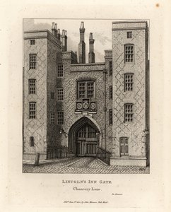 Lincoln’s Inn Gate, Chancery Lane, London alkotó: John Thomas Smith