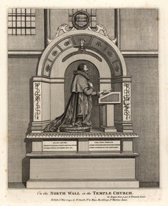 Emlékmű Richard Martin ügyvédnek, London jegyzőjének (1570-1618) a Temple templomban