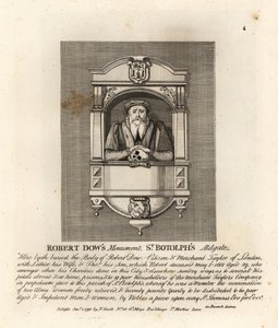Robert Dow kereskedő taylor és filantróp emlékműve St Botolph