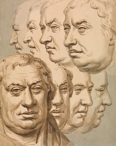 Tanulmányok Samuel Johnson mellszobra után alkotó: John Thomas Smith
