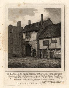 A Bermondsey Szent Megváltó ókori apátságának kapuja alkotó: John Thomas Smith