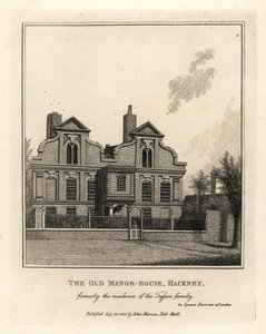 A régi kastély, Hackney, korábban a Tyssen család rezidenciája alkotó: John Thomas Smith