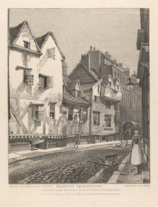 A Duke Street egy részének látképe, West Smithfield alkotó: John Thomas Smith