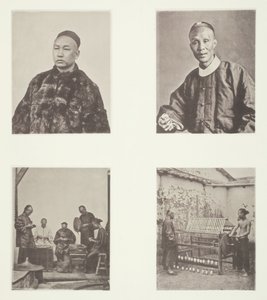 Egy kantoni úriember, Egy kantoni úriember, Schroffing Dollars, Reeling Silk, c. 1868. alkotó: John Thomson