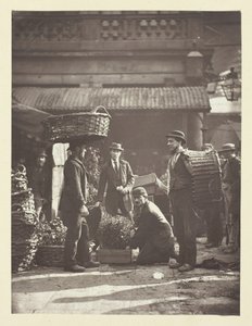 Covent Garden Labourers, 1881. alkotó: John Thomson