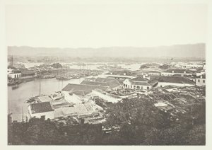 Foochow külföldi letelepedés, c. 1868. alkotó: John Thomson