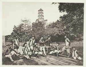 Tatár katonák, c. 1868. alkotó: John Thomson