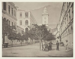 Az óratorony, Hongkong, kb. 1868. alkotó: John Thomson