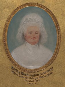 Martha Washington (geb. Martha Dandridge, ehemals Martha Parke Custis, 1731–1802) alkotó: John Trumbull