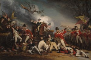 Mercer tábornok halála a princetoni csatában, 1777. január 3