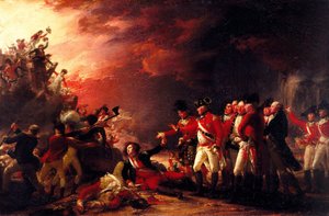 A Gilbraltari helyőrség által végrehajtott kivonulás alkotó: John Trumbull