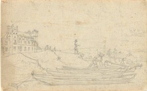 Cím nélkül, fólióból: Vázlatok Franciaországban és Németországban, a 22 lap egyike a Folio B-ben alkotó: John Trumbull
