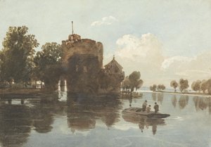 Vár a vízparton alkotó: John Varley