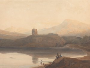 Llanberis-tó, Dolbadern kastélyával alkotó: John Varley
