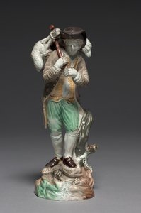 Az elveszett bárány, a Staffordshire-i gyár készítette, 1770 körül alkotó: John Voyez