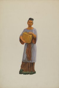 Teabolt ábra, c. 1938. alkotó: John W Kelleher