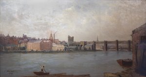 Newcastle upon Tyne délnyugatról, 1884 alkotó: John Wallace