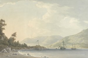 A Belle Grange Park megközelítése alkotó: John Warwick Smith