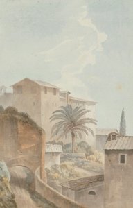 A Palatinus-hegyen alkotó: John Warwick Smith