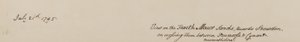"Kilátás a Fraeth Mawr Sands-on, Snowdon felé, a Penmorsa és Cynant között, Merionethshire-ben, átkelve", 1795. július 21. (toll és tinta papíron) alkotó: John Warwick Smith